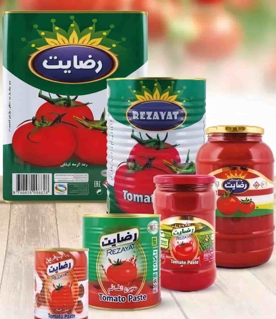 رب گوجه فرنگی رضایت با عصاره غلیظ گوجه برای آشپزی